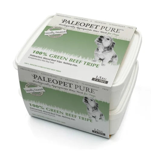 100% Green Beef Tripe – 1,5 Kg (2 x 750g)