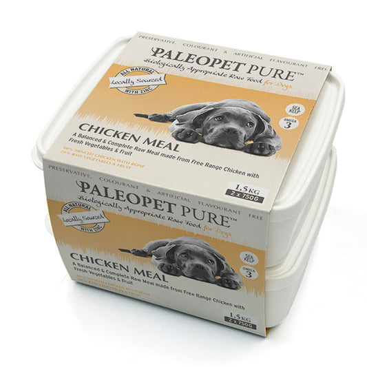PaleoPet Pure Chicken Meal – 1,5 Kg (2 x 750g)