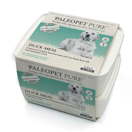 PaleoPet Pure Duck Meal – 1,5 Kg (2 x 750g)