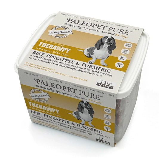 THERAWPY Beef, Pineapple & Turmeric Meal Patties – 1,2 Kg